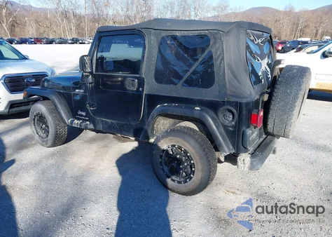 2004 Jeep Wrangler Sport z USA, uszkodzony, nr VIN 1J4FA49S44P751175